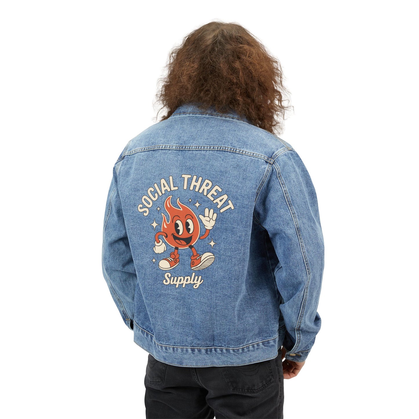 Social Threat Supply Denim Jacket (Matthew 5:14)