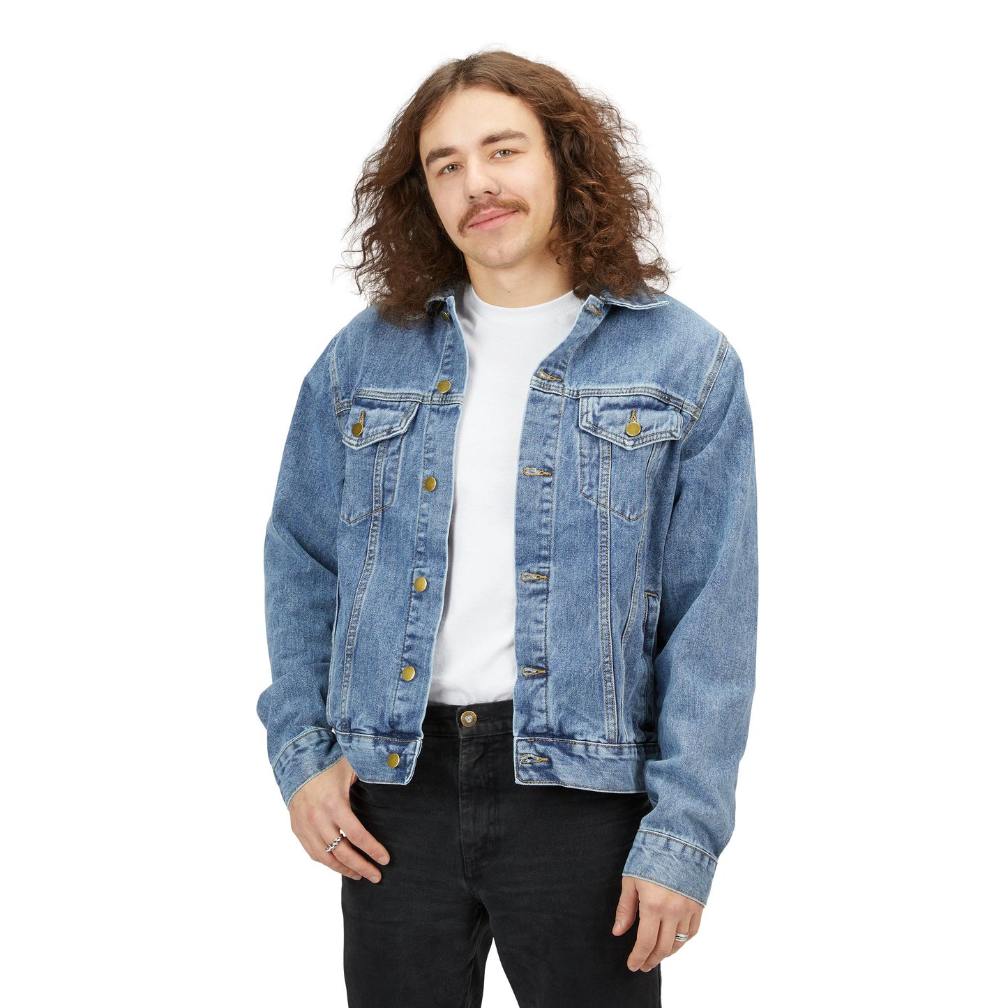 Social Threat Supply Denim Jacket (Matthew 5:14)