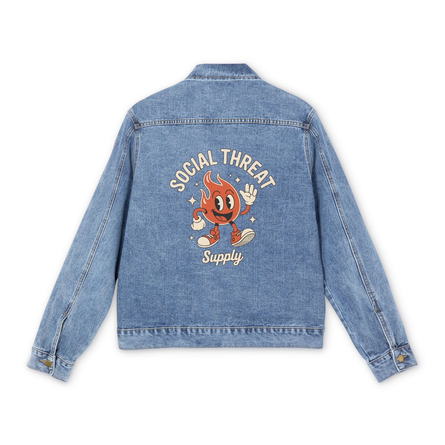 Social Threat Supply Denim Jacket (Matthew 5:14)