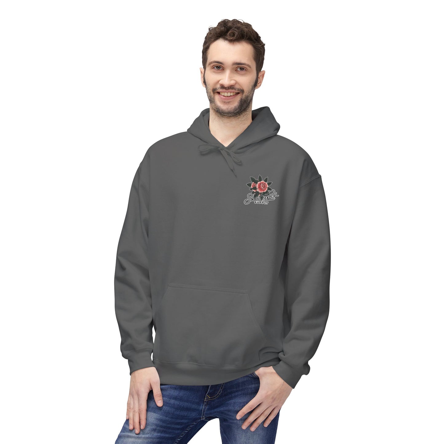 "Grace Grows Where Sin Once Struck" - Hoodie (Romans 5:20)