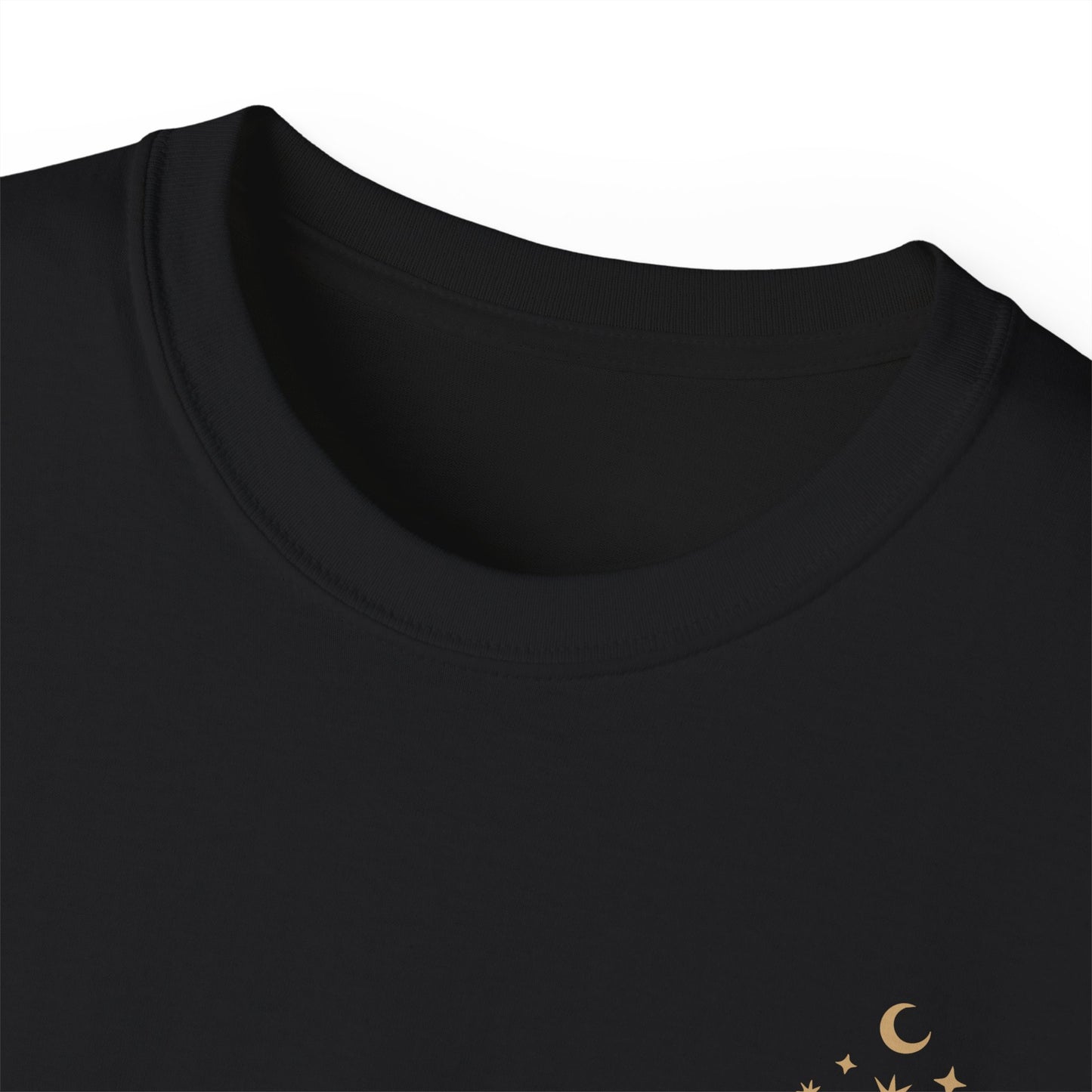 "Reach for the Light" – Skeleton Hand & Moon Shirt | Nighttime Version (John 8:12)