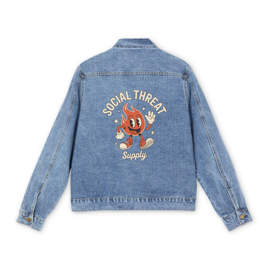 Social Threat Supply Denim Jacket (Matthew 5:14)